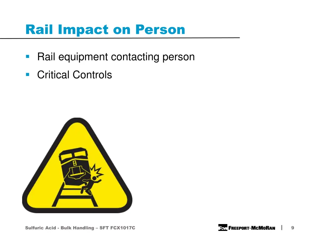 rail impact on person