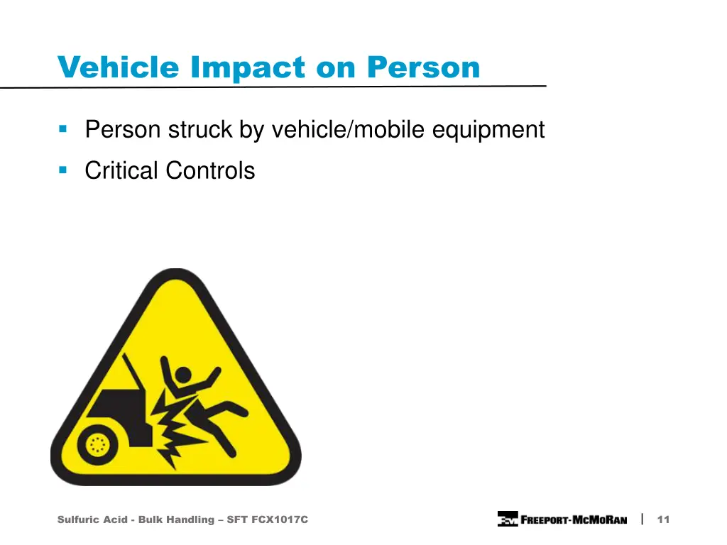 vehicle impact on person