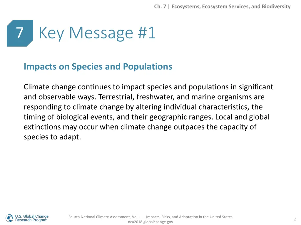 ch 7 ecosystems ecosystem services