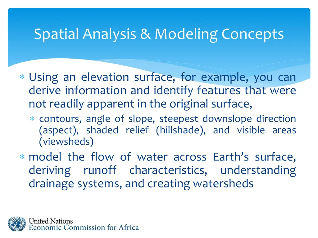 spatial analysis modeling concepts 5