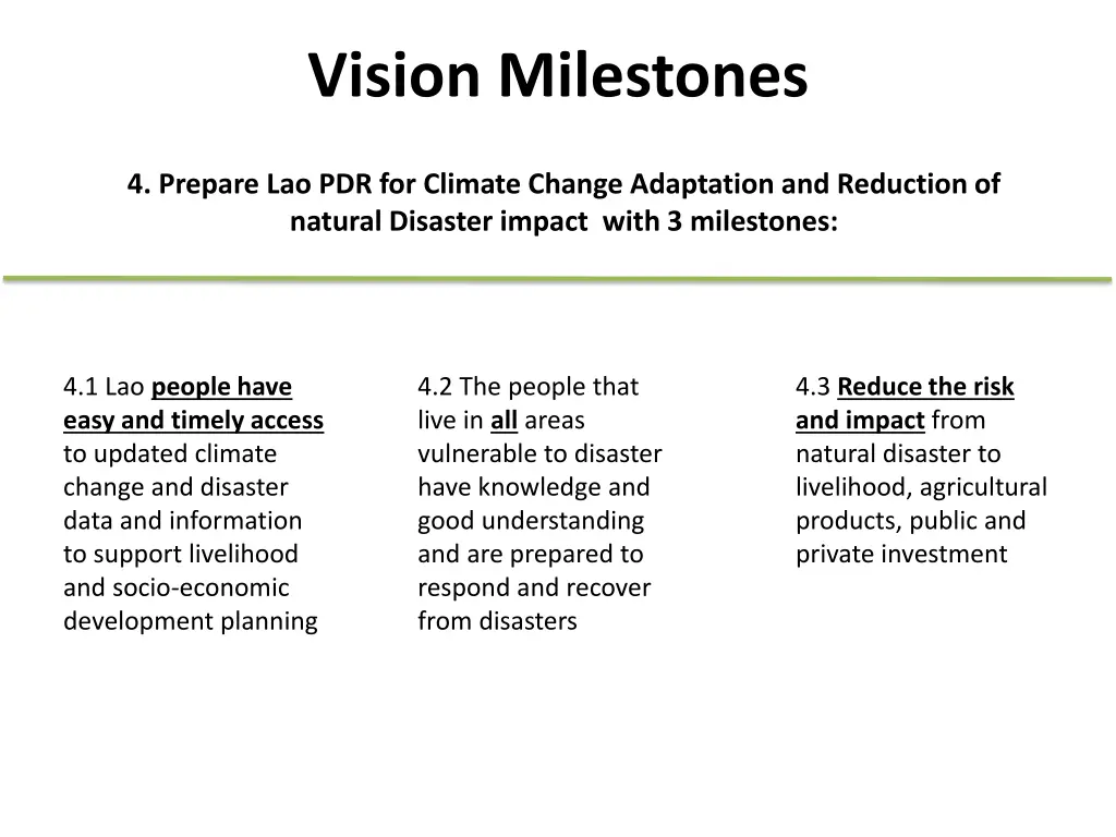 vision milestones 2