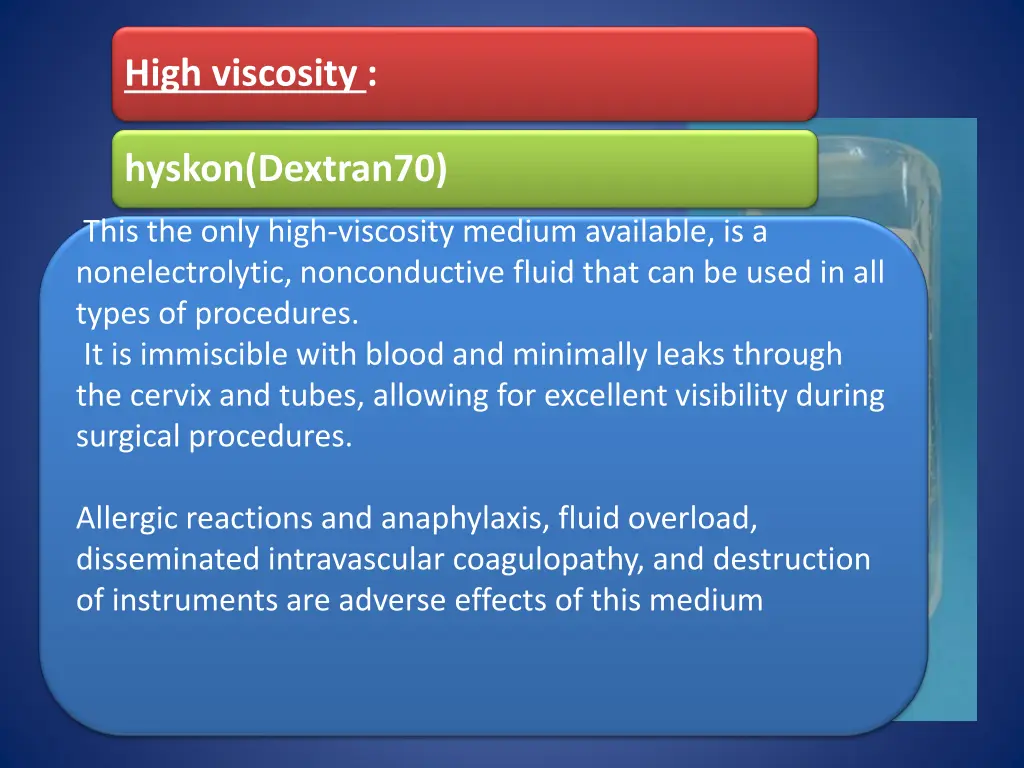 high viscosity