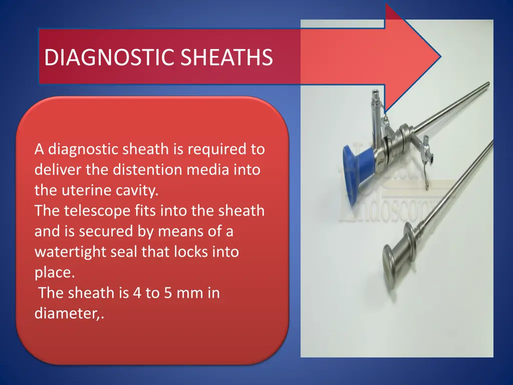 image result for diagnostic sheet hysteroscope