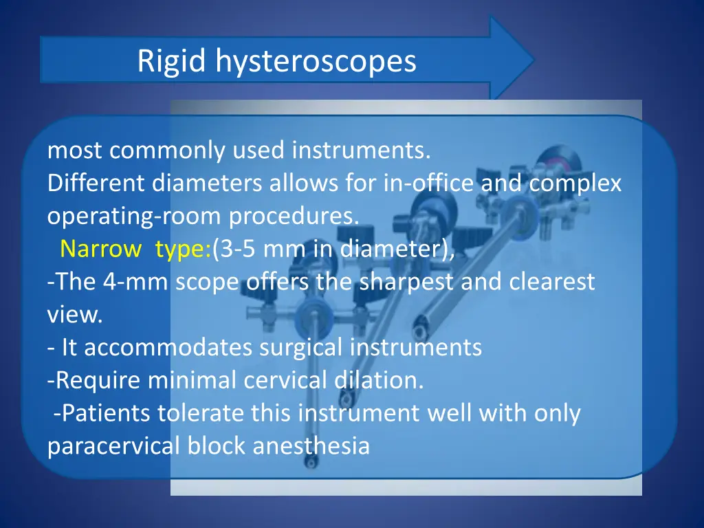 rigid hysteroscopes