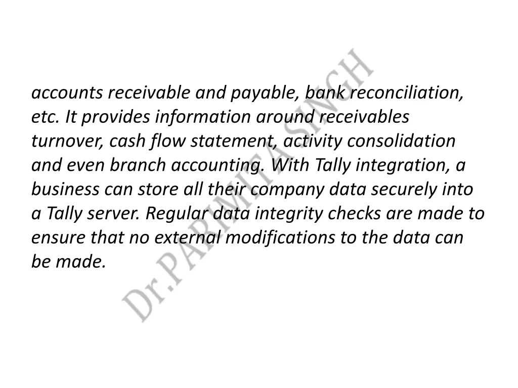 accounts receivable and payable bank