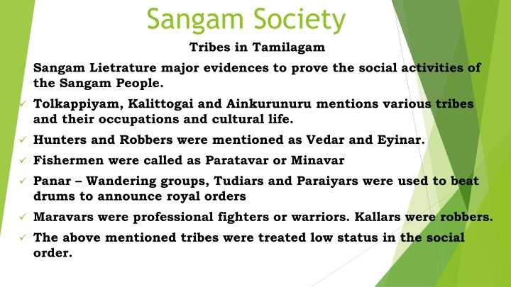 sangam society tribes in tamilagam