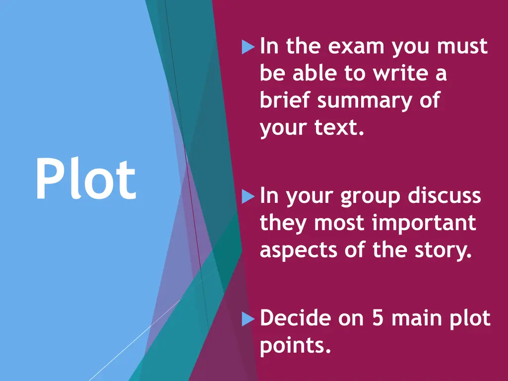 in the exam you must be able to write a brief