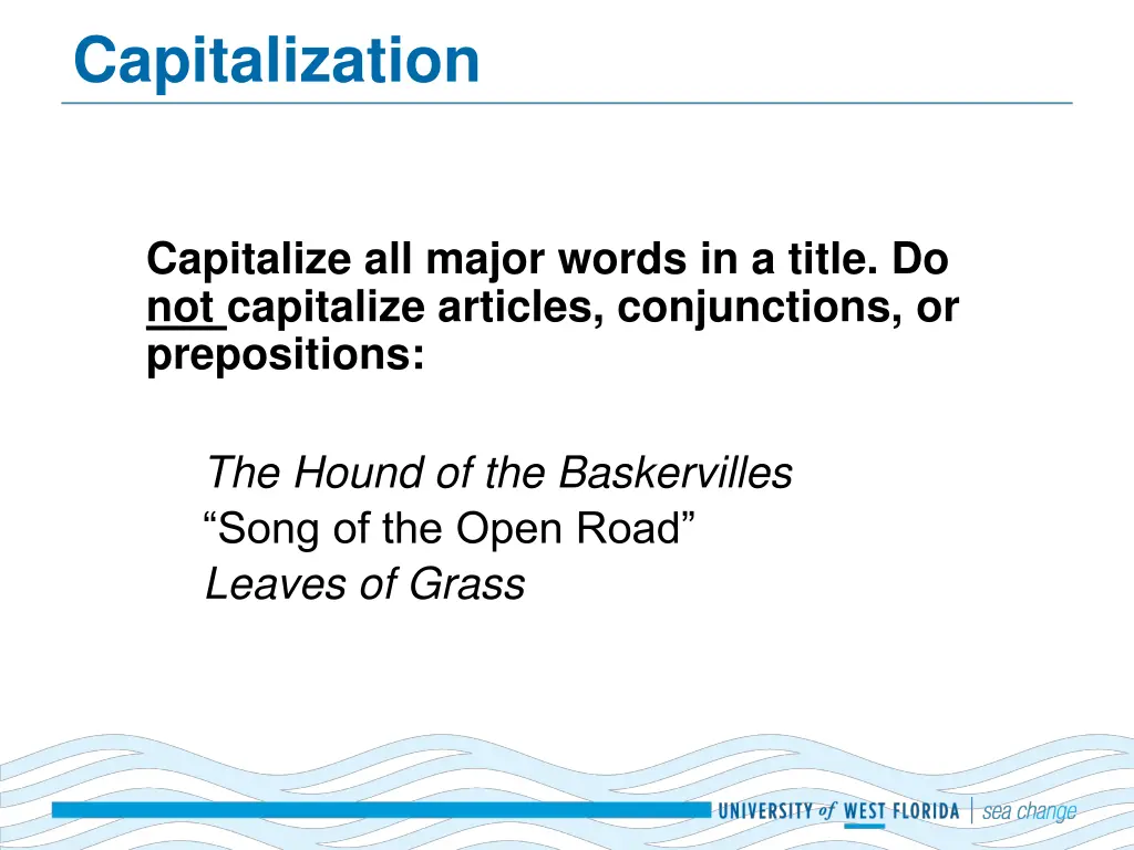 capitalization