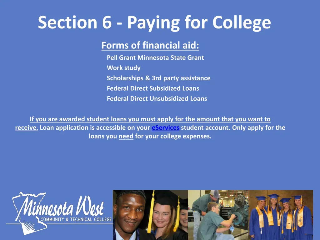 section 6 paying for college 4