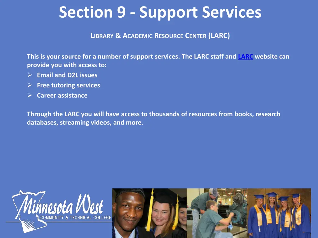 section 9 support services