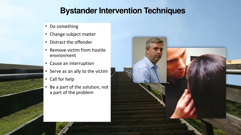 bystander intervention techniques