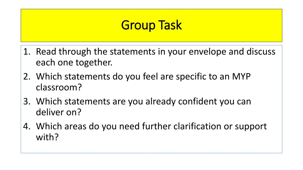 group task group task