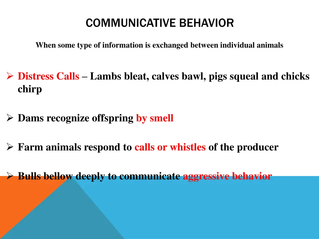 communicative behavior