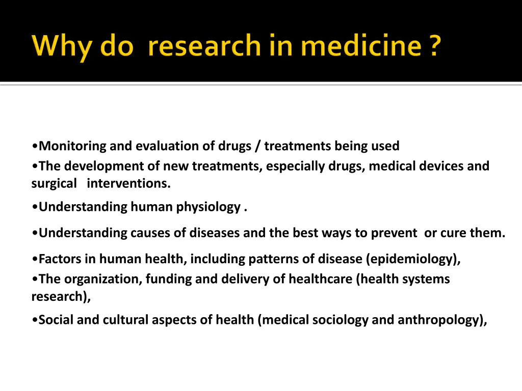 monitoring and evaluation of drugs treatments