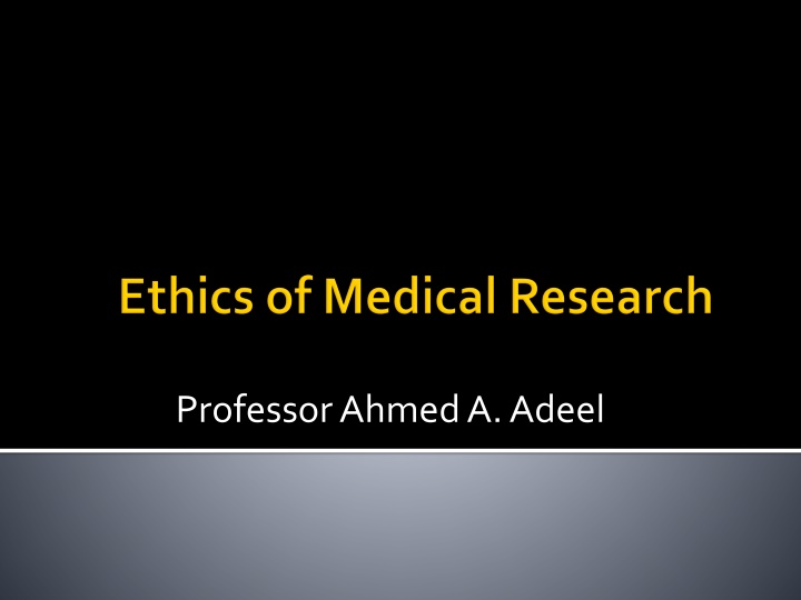 professor ahmed a adeel