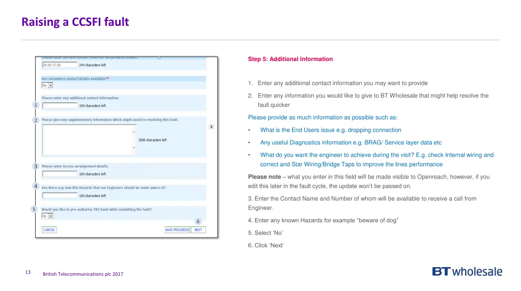 raising a ccsfi fault 7