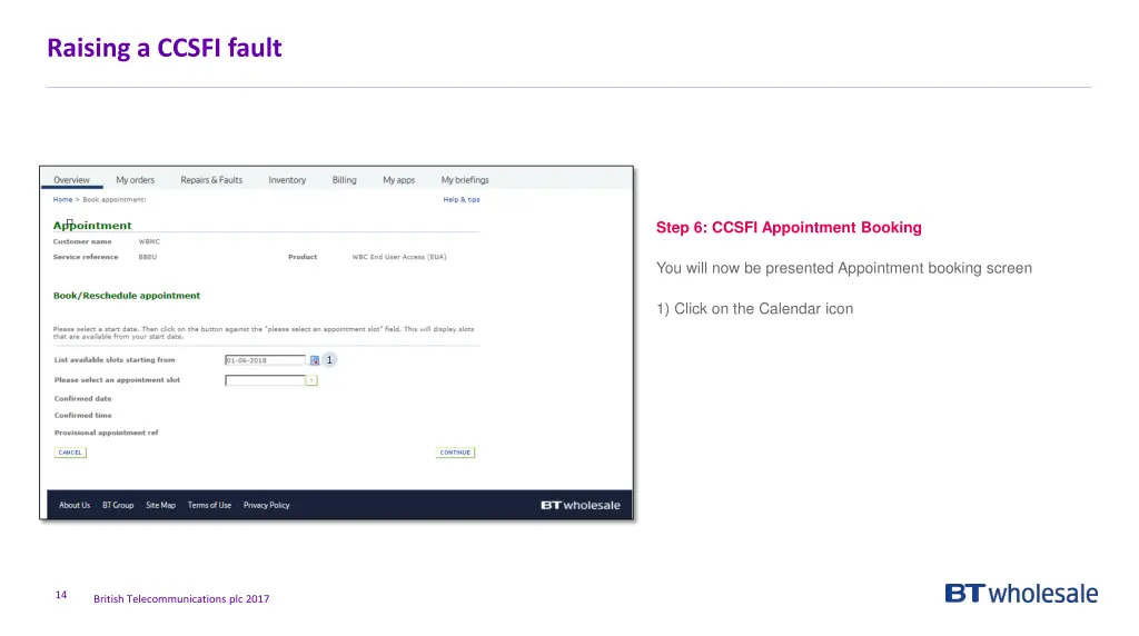 raising a ccsfi fault 8