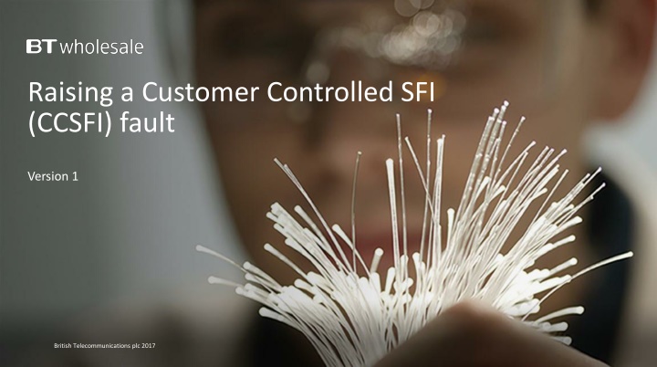 raising a customer controlled sfi ccsfi fault