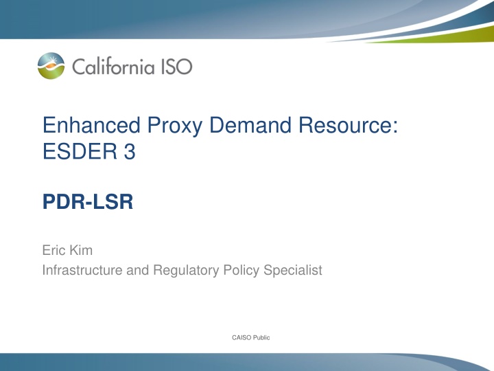 enhanced proxy demand resource esder 3