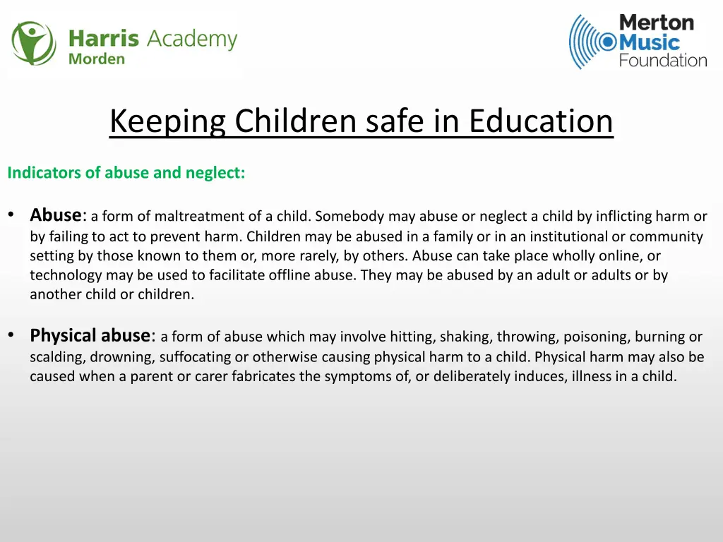 keeping children safe in education