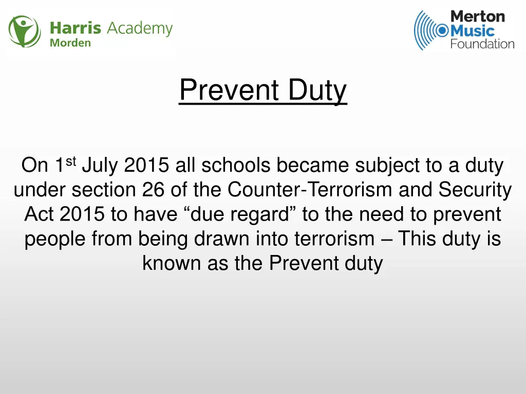 prevent duty