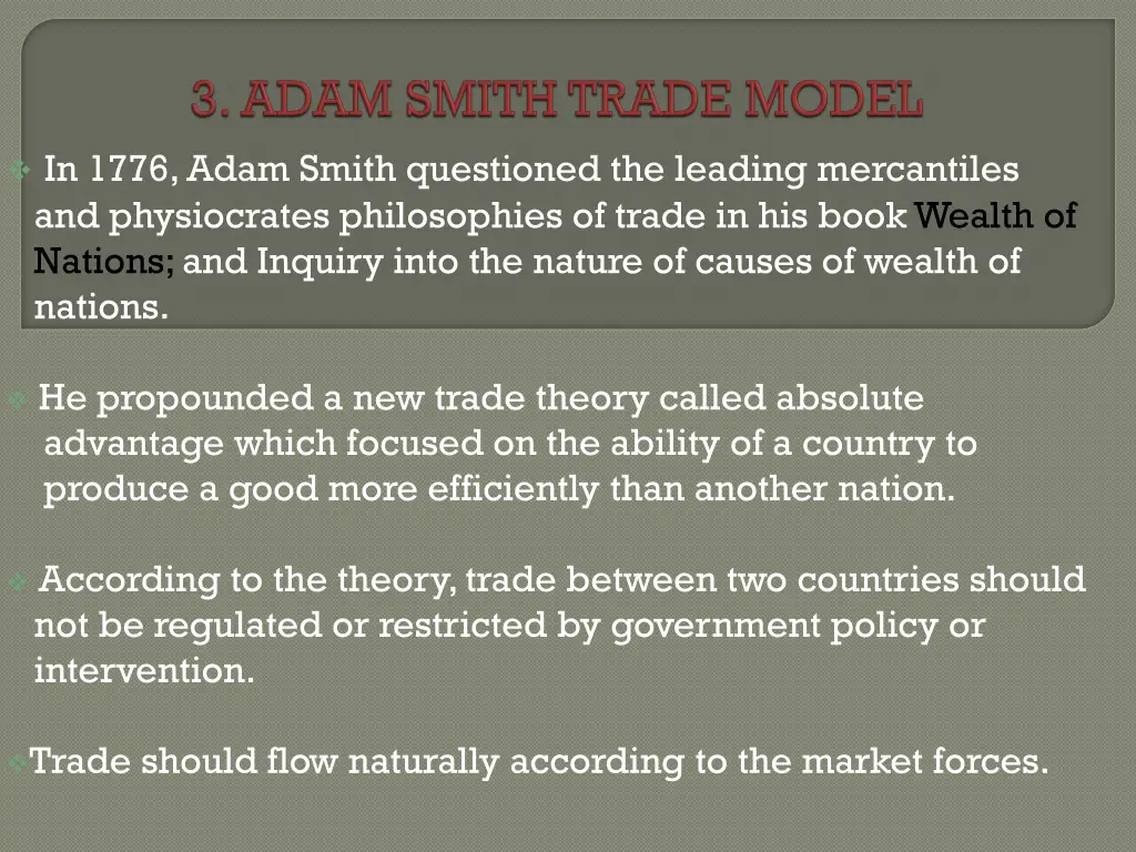 in 1776 adam smith questioned the leading