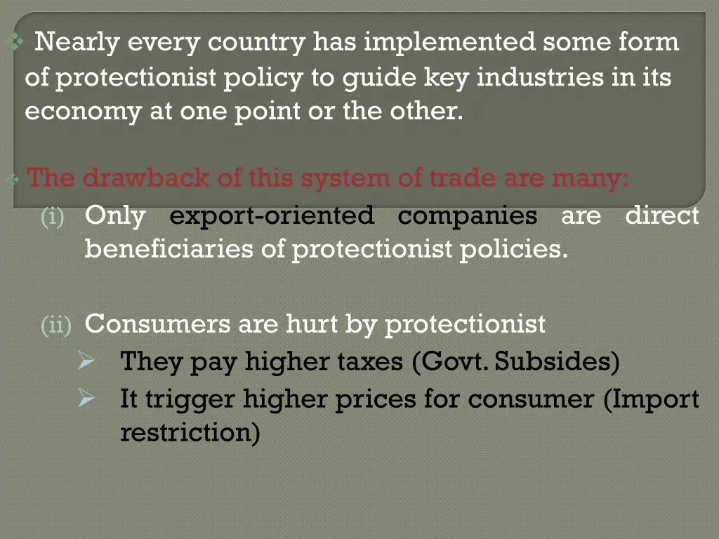 nearly every country has implemented some form