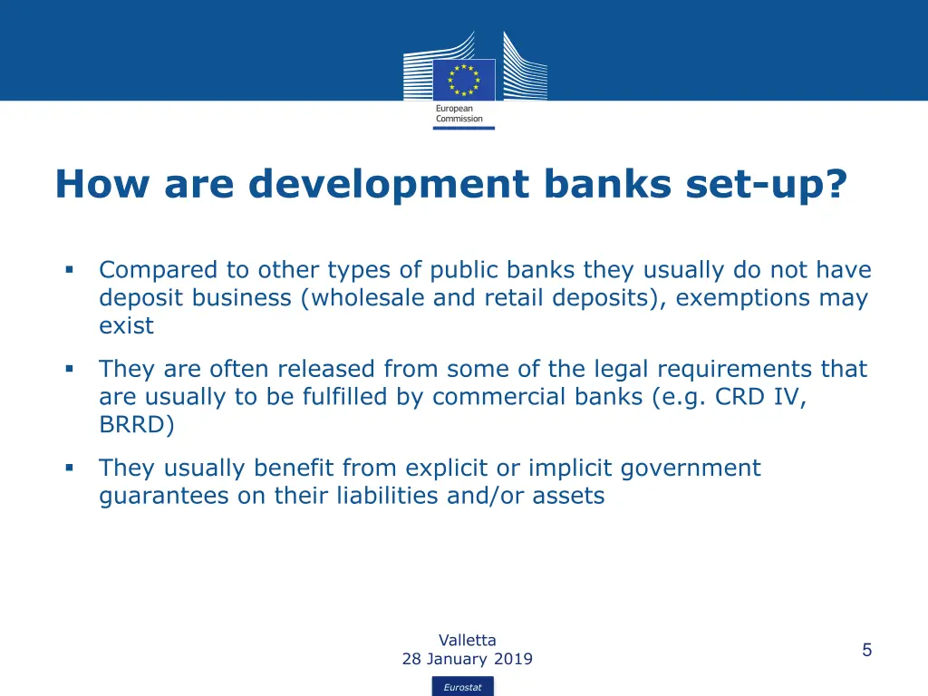 how are development banks set up 1