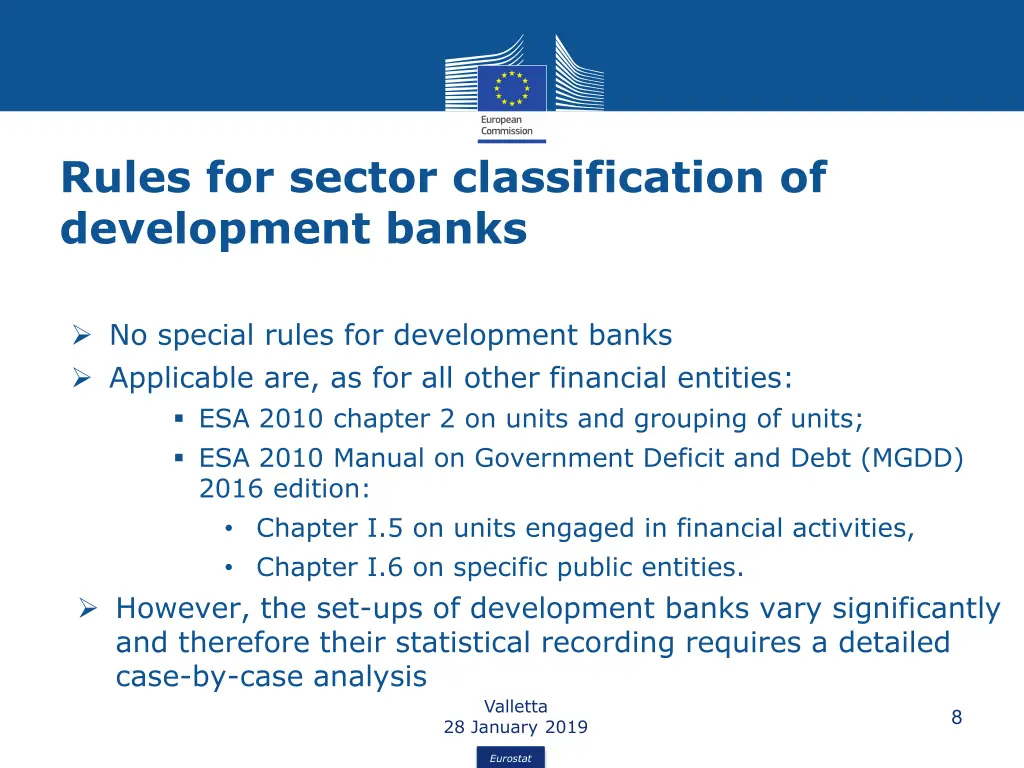 rules for sector classification of development