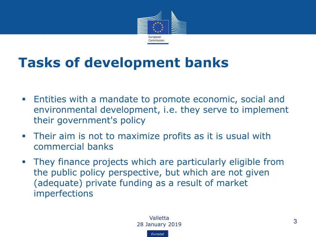 tasks of development banks