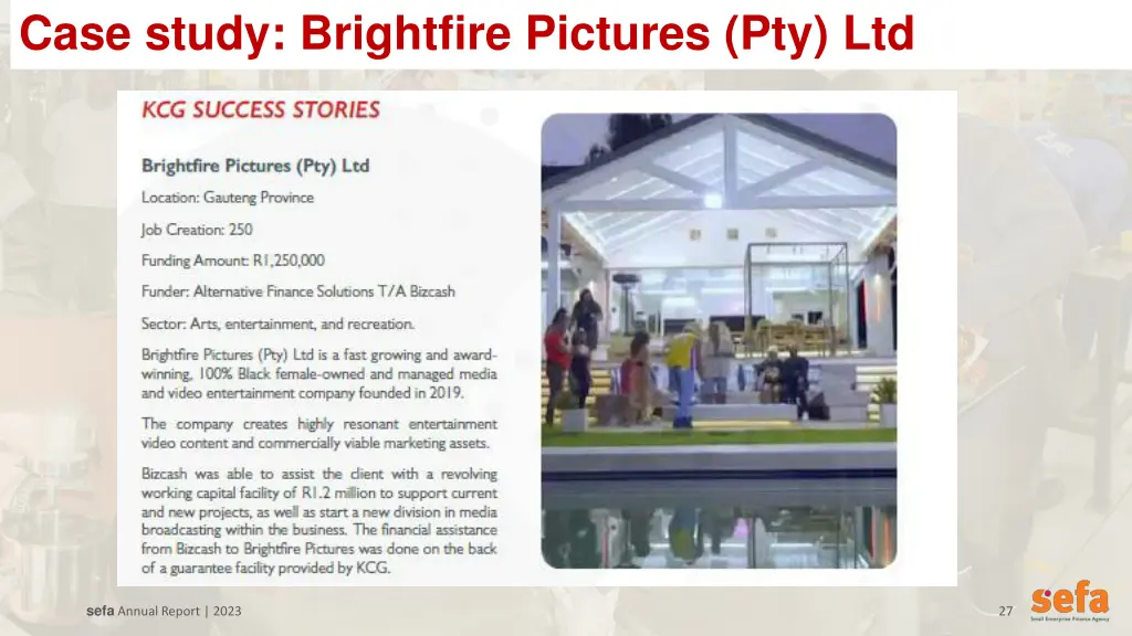 case study brightfire pictures pty ltd