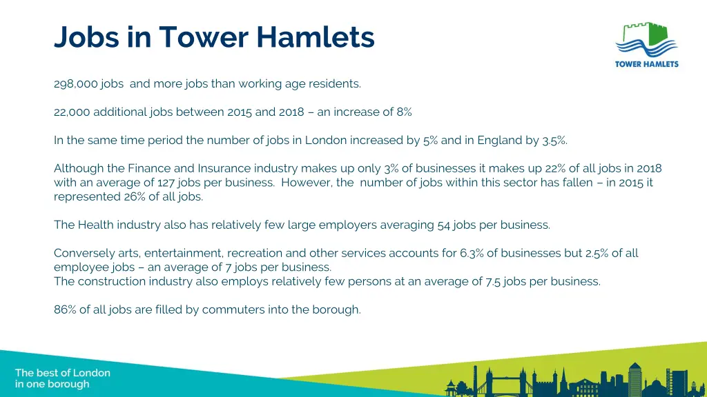 jobs in tower hamlets