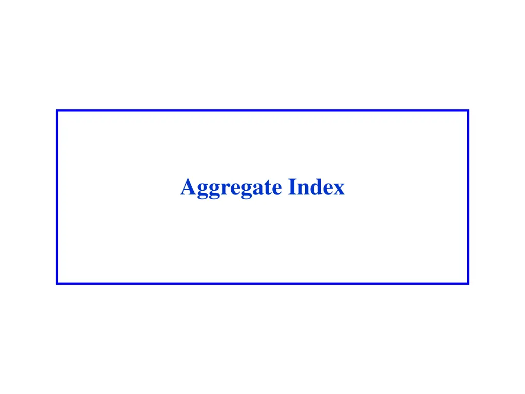 aggregate index