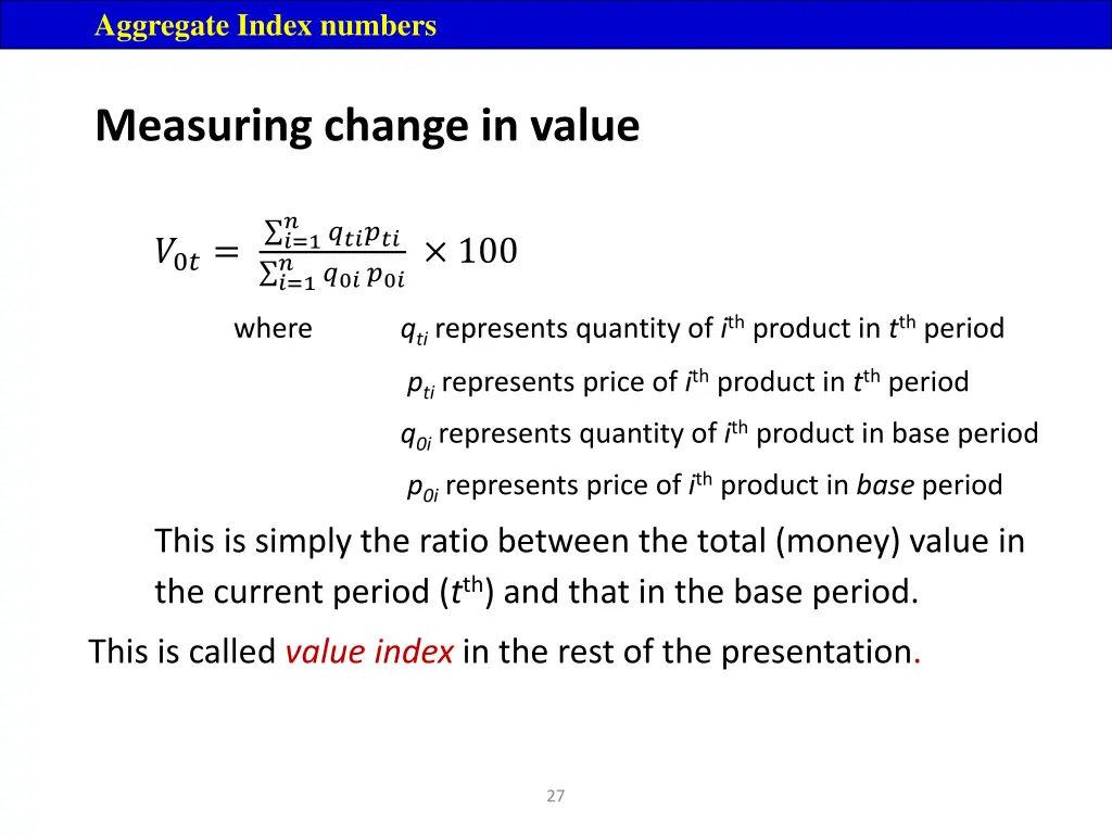 aggregate index numbers 2