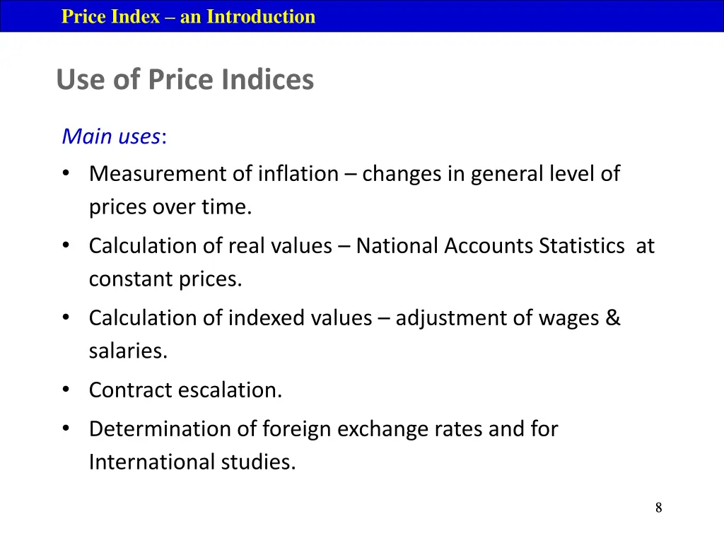 price index an introduction 4