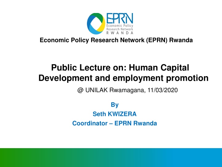 economic policy research network eprn rwanda