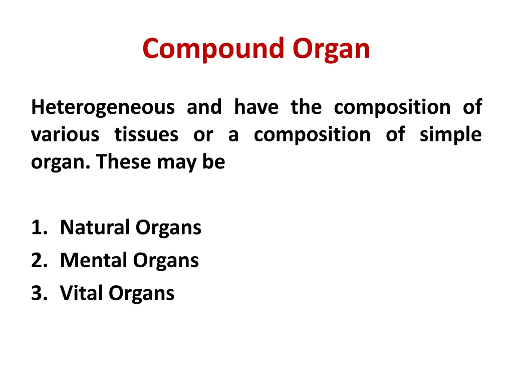 compound organ