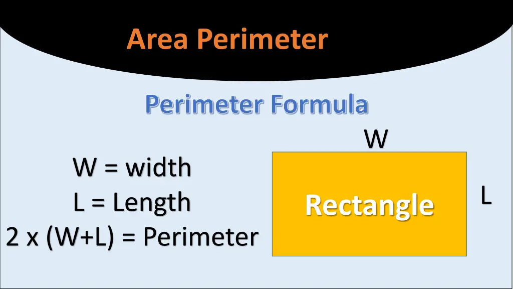 area perimeter 1