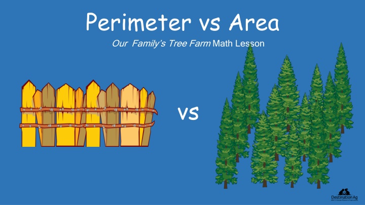 perimeter vs area our family s tree farm math