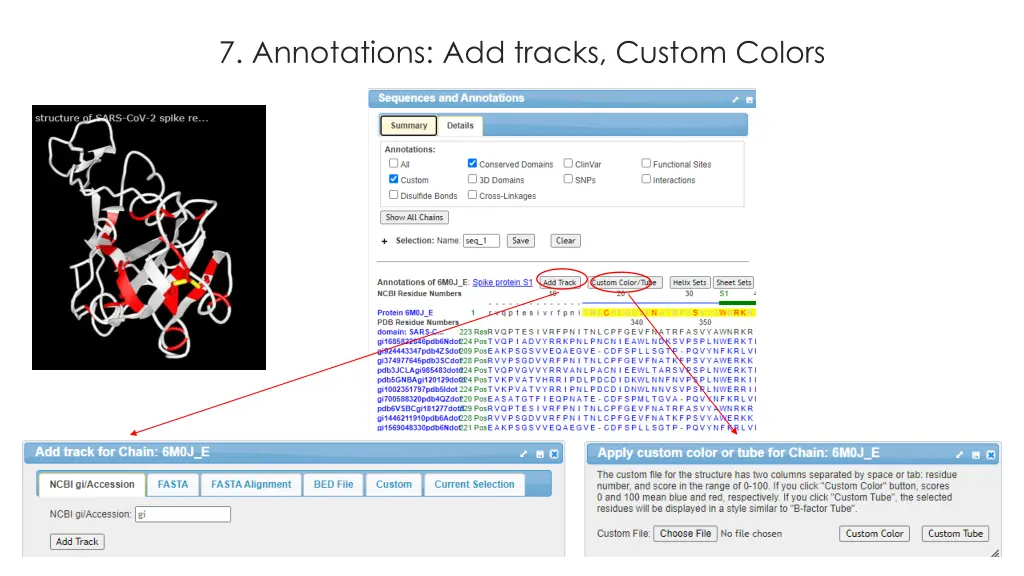 7 annotations add tracks custom colors