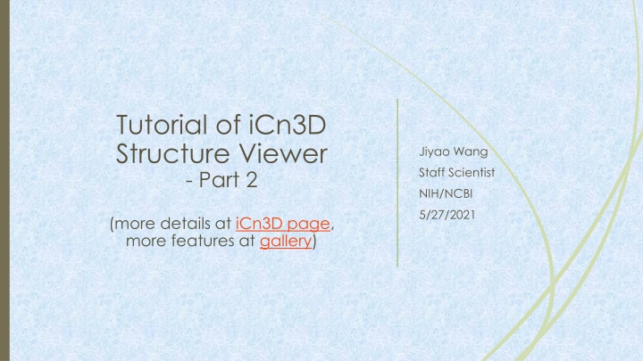 tutorial of icn3d structure viewer part 2