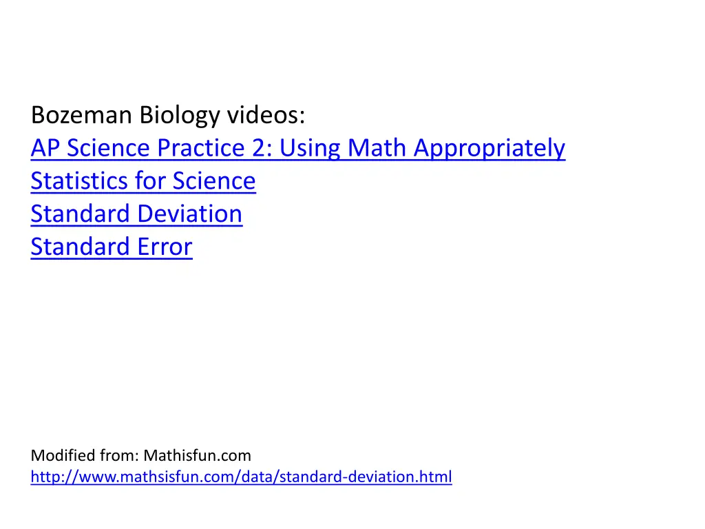 bozeman biology videos ap science practice