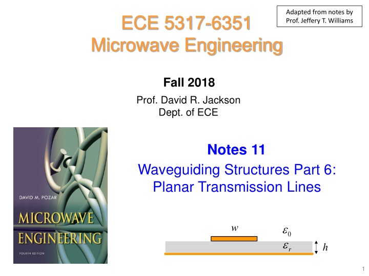 adapted from notes by prof jeffery t williams