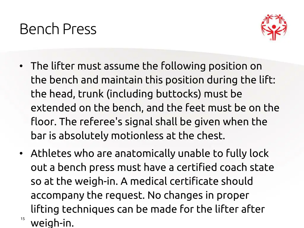 bench press