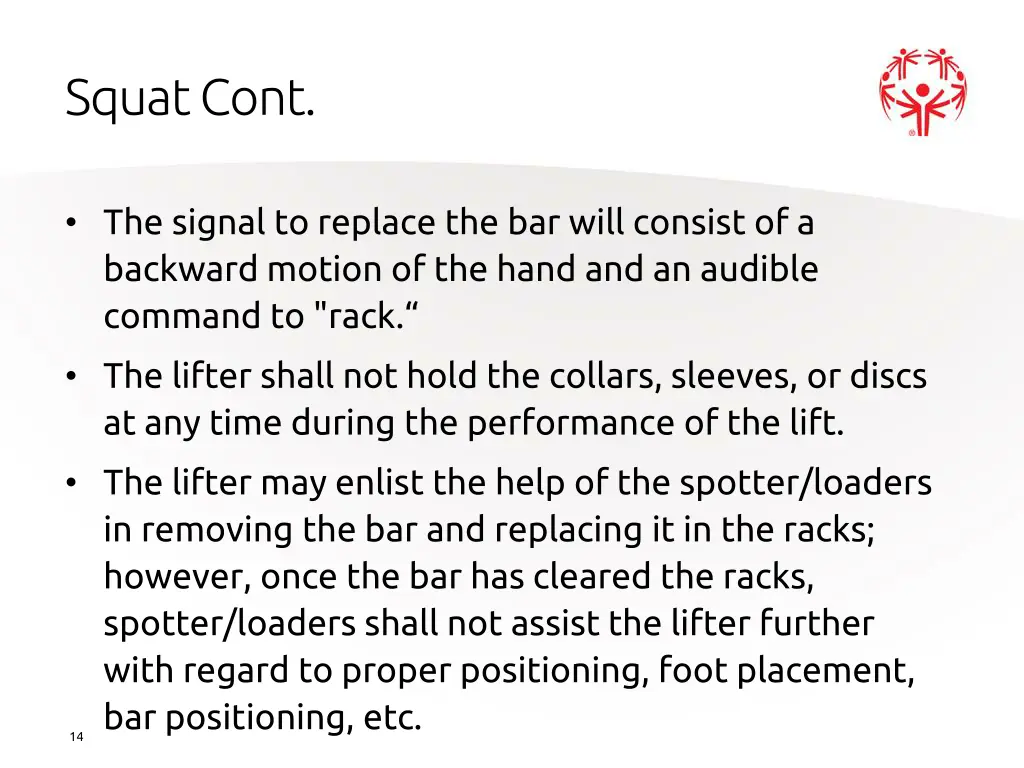 squat cont