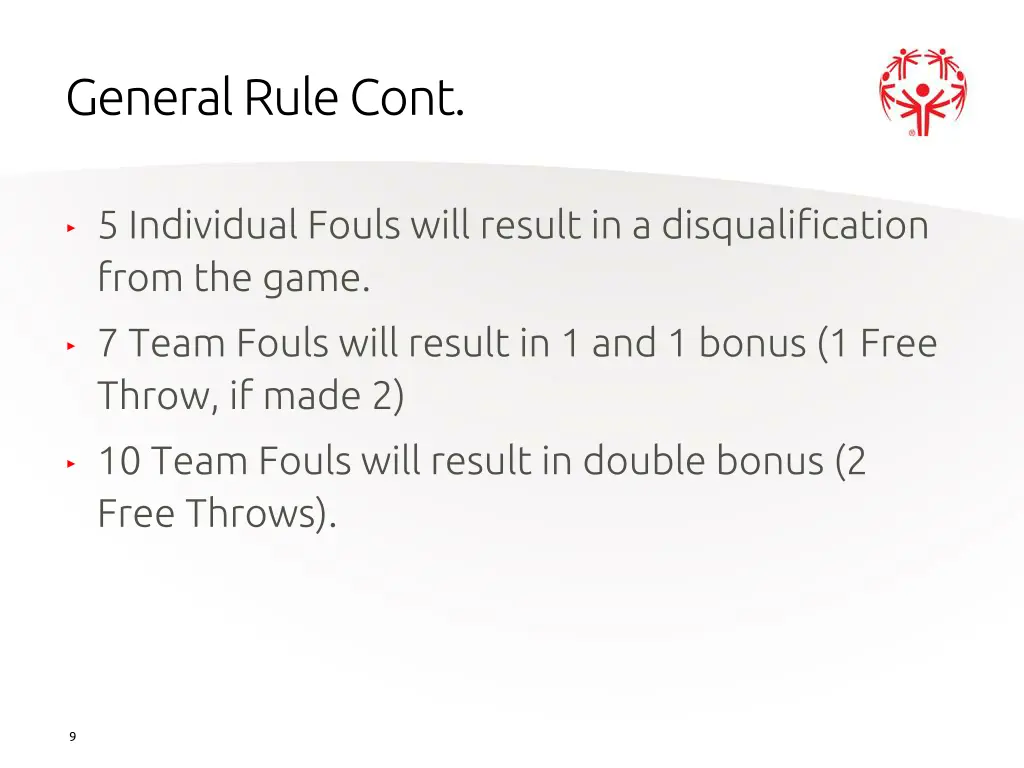 general rule cont