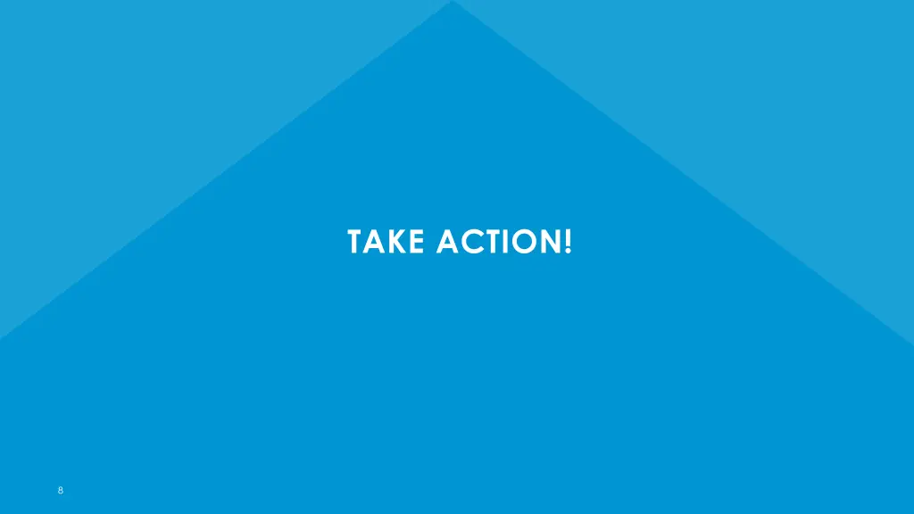 take action