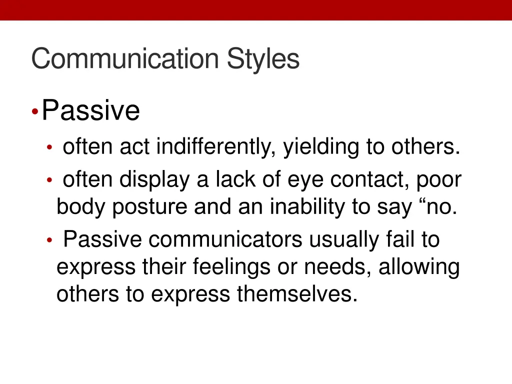 communication styles