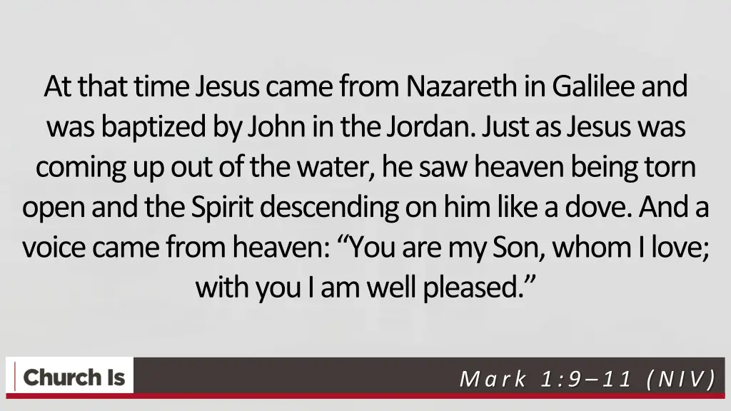 at that time jesus came from nazareth in galilee