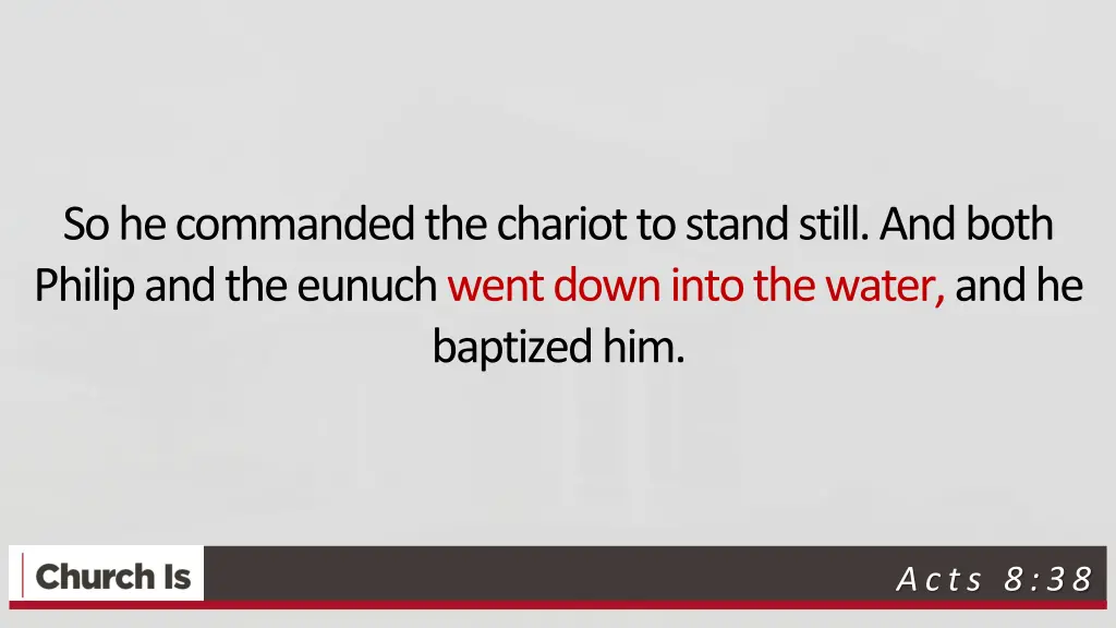 so he commanded the chariot to stand still